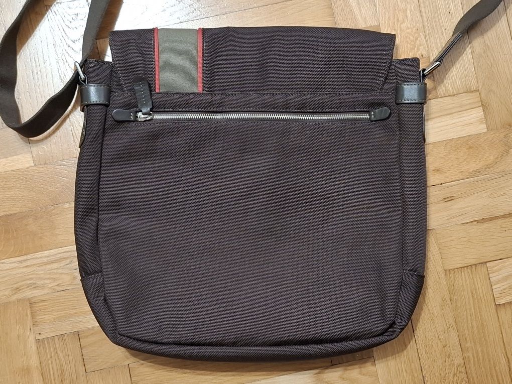 Lacoste torba męska brązowa