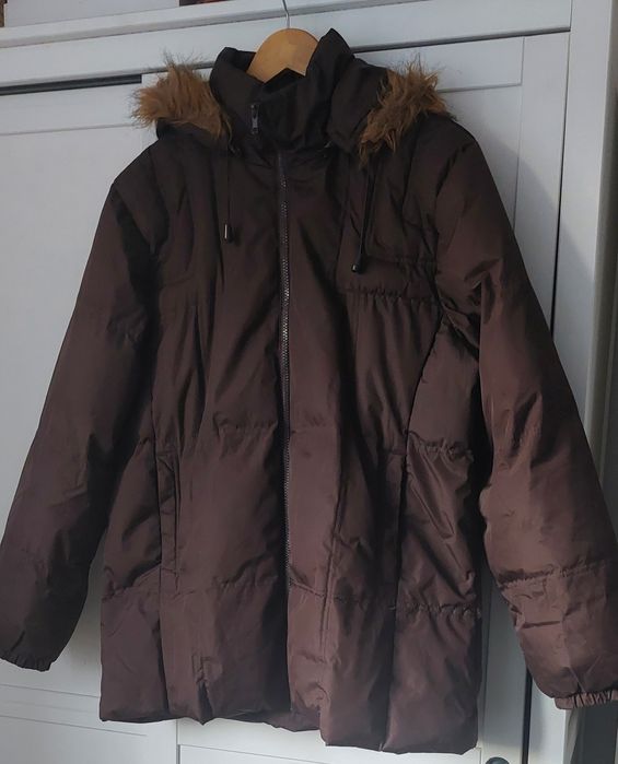 Kurtka zimowa XL, 42/ 44, kolor: czekoladowy, b.young