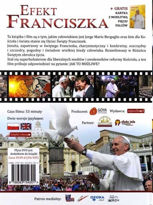 Efekt Franciszka DVD + książka nowa