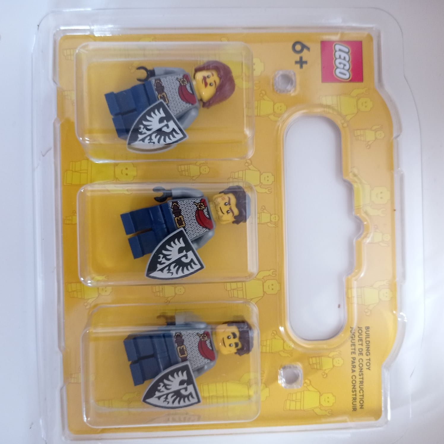 LEGO Castle figurki BAM Black falcon rycerze unikat 3szt w blistrze