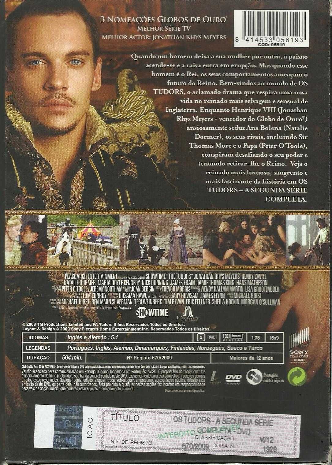 Os Tudors: A Segunda Série Completa (3 DVD)