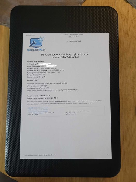 Dell Inspiron 3721 ssd 512 GB ram 6 GB