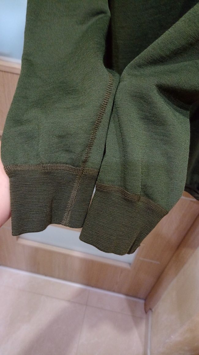 Śliczna bluza wełniana termiczna, Merino Wool wełna Aclima