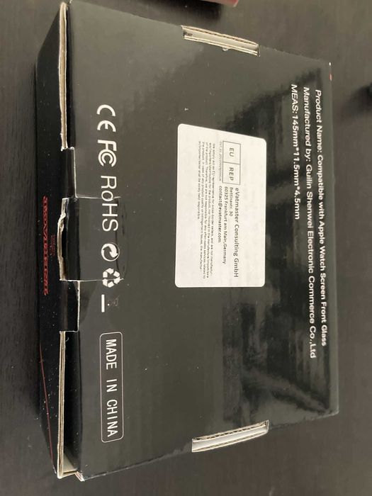 Kit reparação vidro frontal - Compatível com Apple Watch 38mm