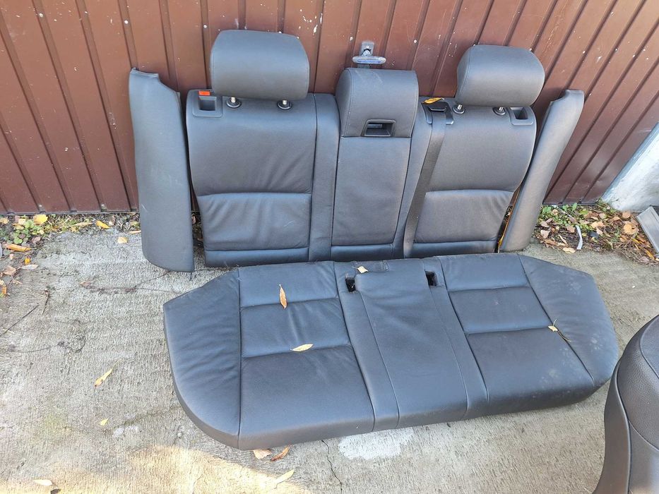 Fotele BMW E61 skóra grzane