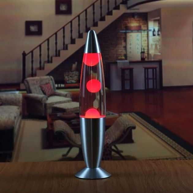 Атмосферний нічник світильник Lava Lamp, воскова Лава Лампа 37 см