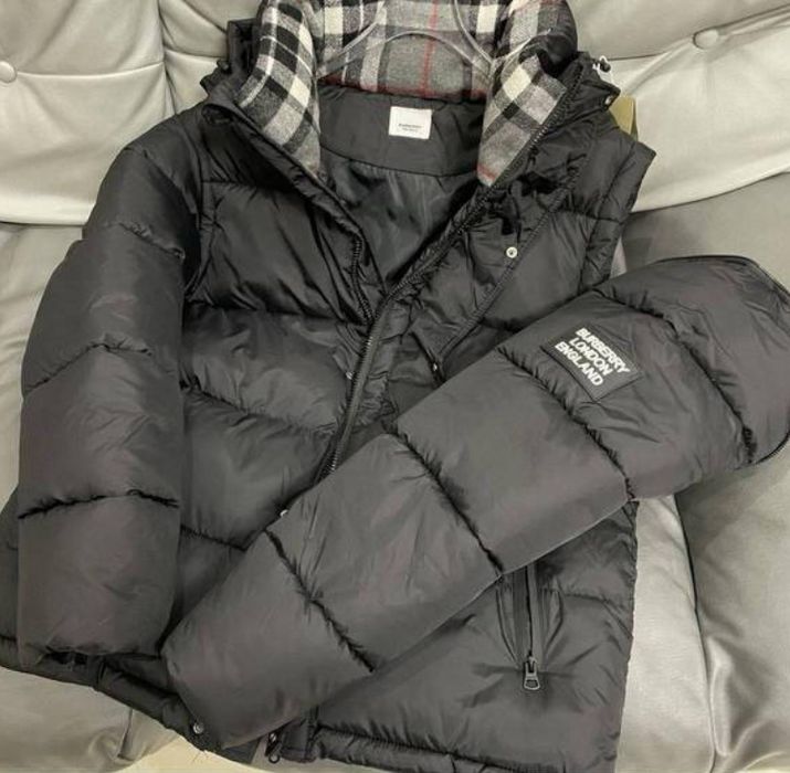 пуховик Burberry