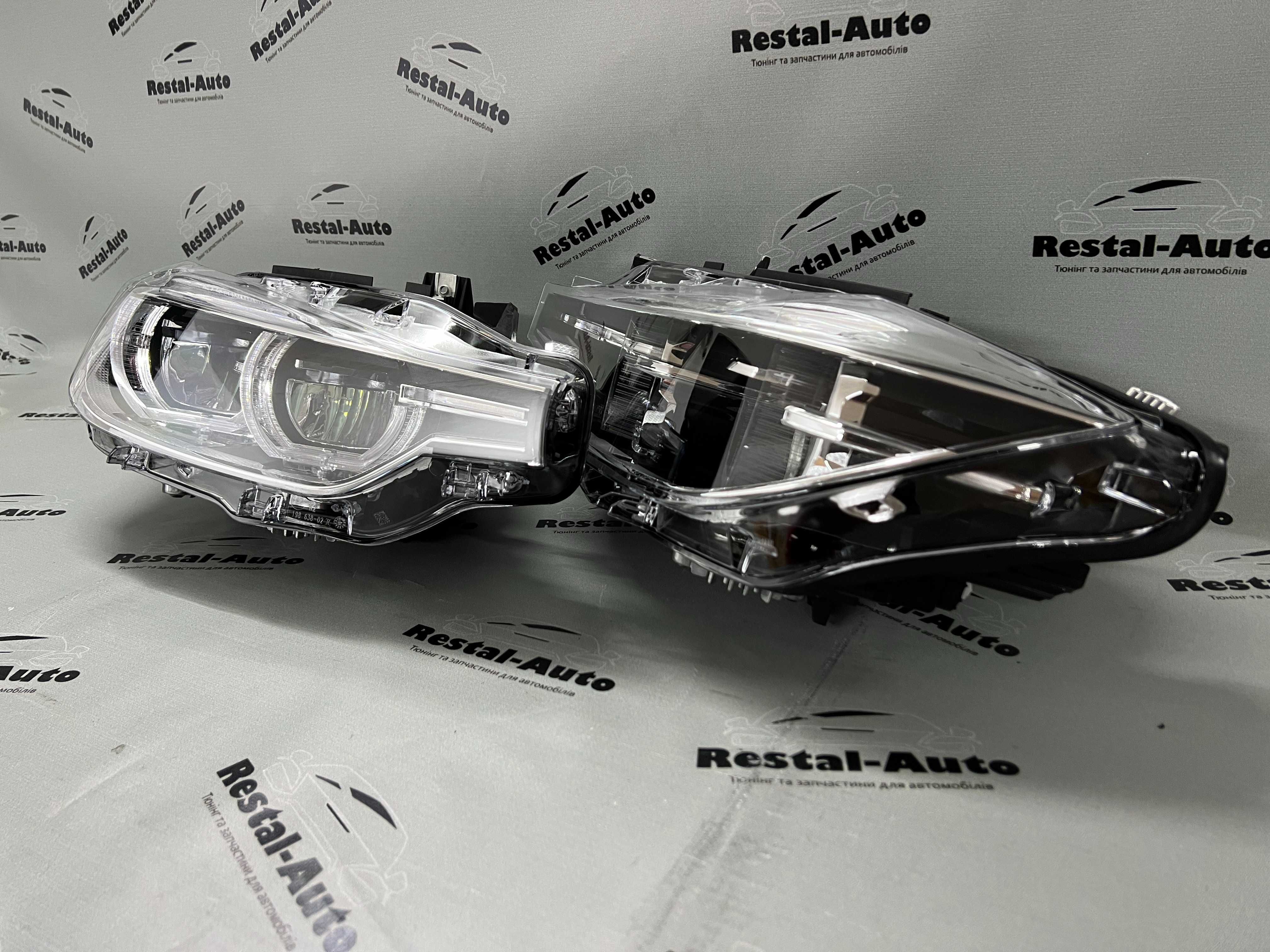 фари bmw 3 f30 full led замена галогена Фары ф30 бмв оптика