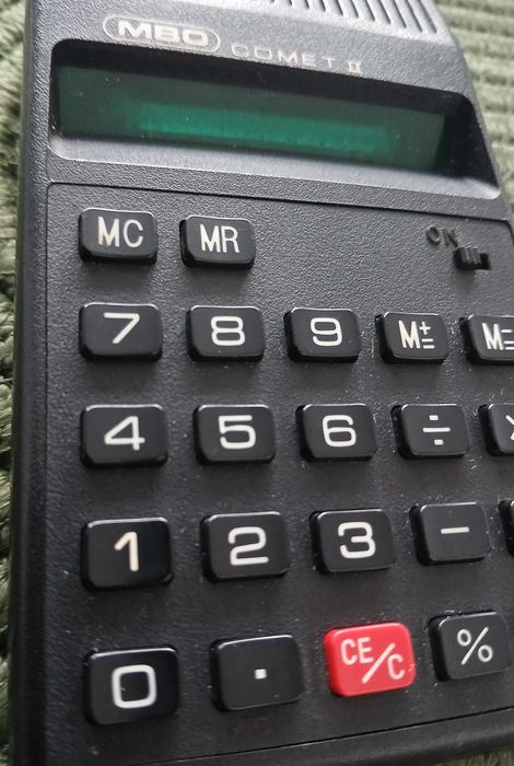 Kalkulator vintage MBO Comet II ładny stan możliwa zamiana