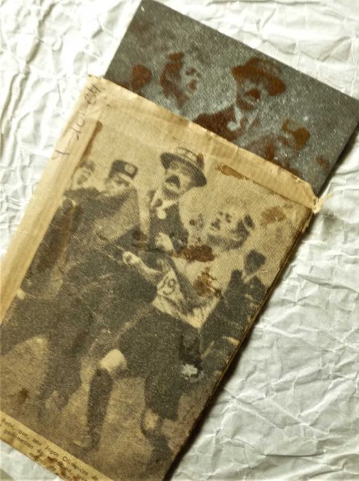 Jornal - chapa de impressão antiga - Jogos Olímpicos 1908 - Atletismo