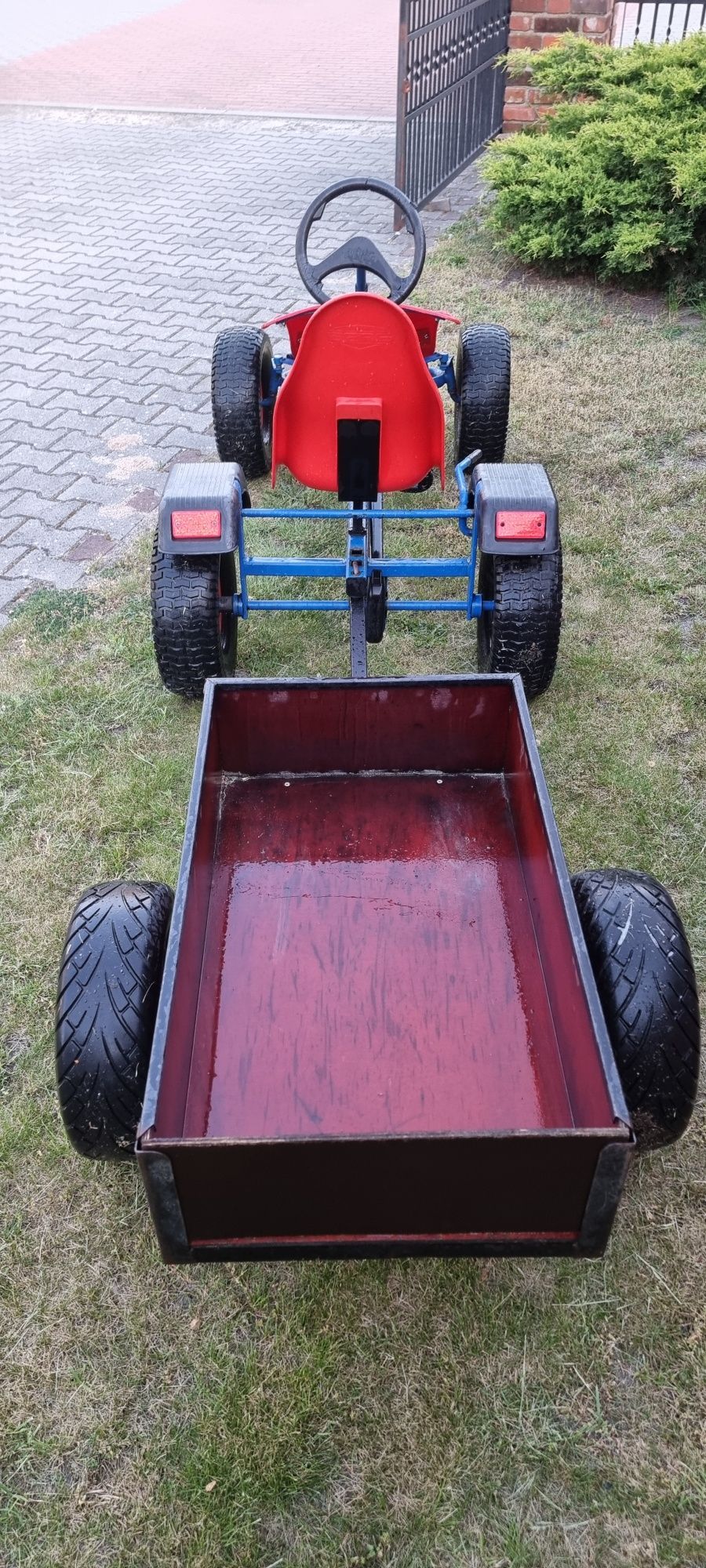 Gokart Berg 7-99 lat 1,2 osobowy z przyczepką