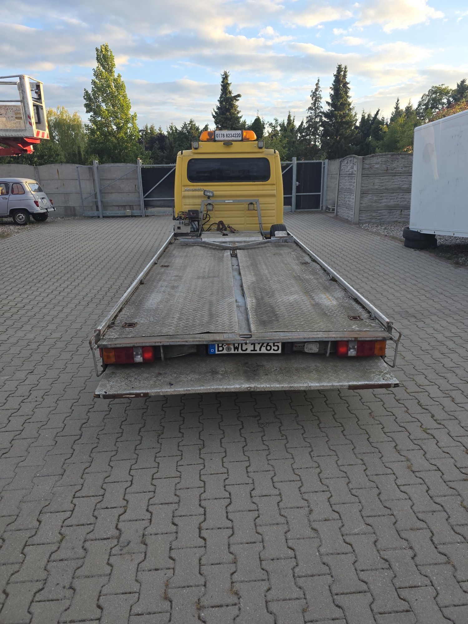 Pomoc drogowa najazd Adac algema fiat Ducato 2.5tdi