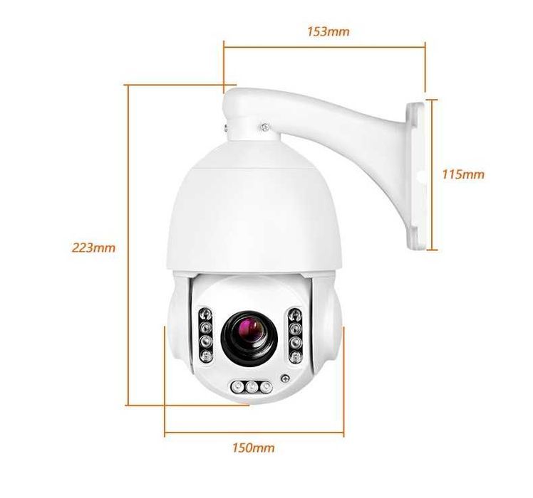 Kamera Obrotowa Zewnętrzna IP Wifi 30X Zoom Optyczny 8Mpx 4K