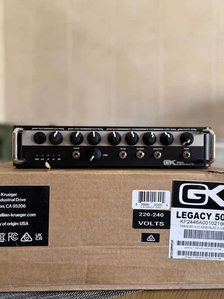 Cabeça de baixo GK Legacy 500