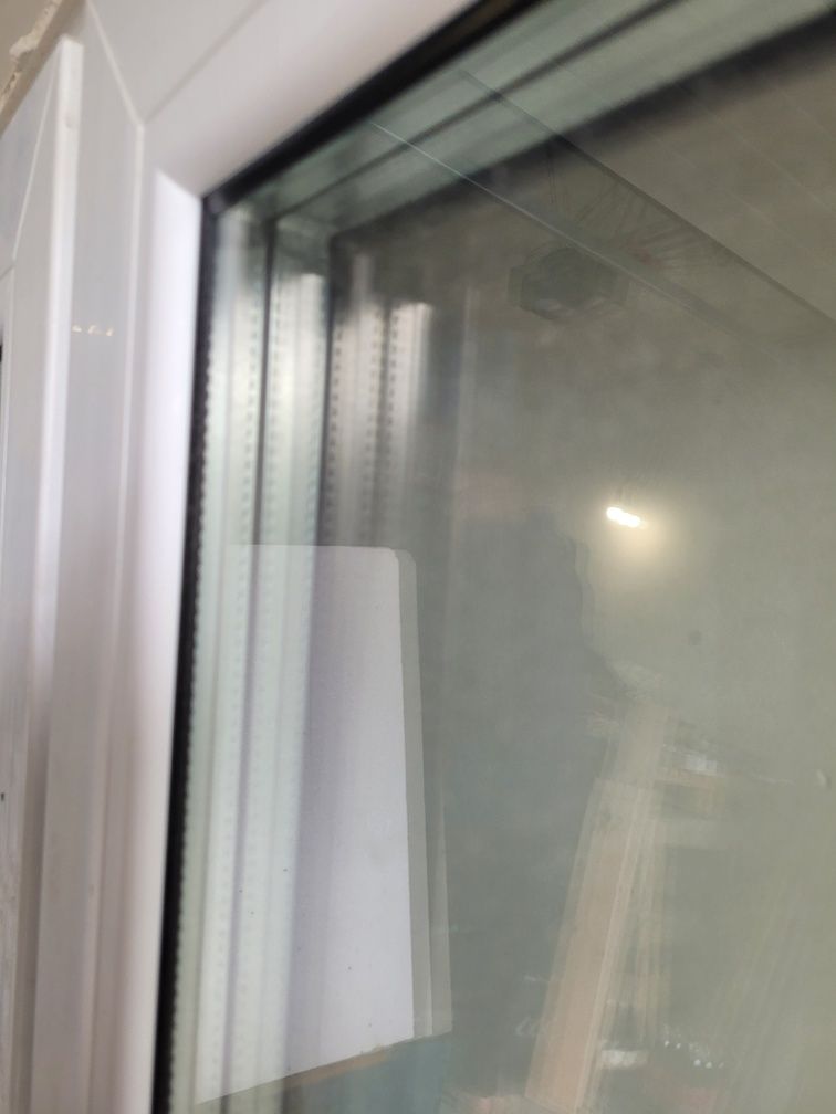 Okno trzyszybowe antracyt/białe 150 cm x 169 cm