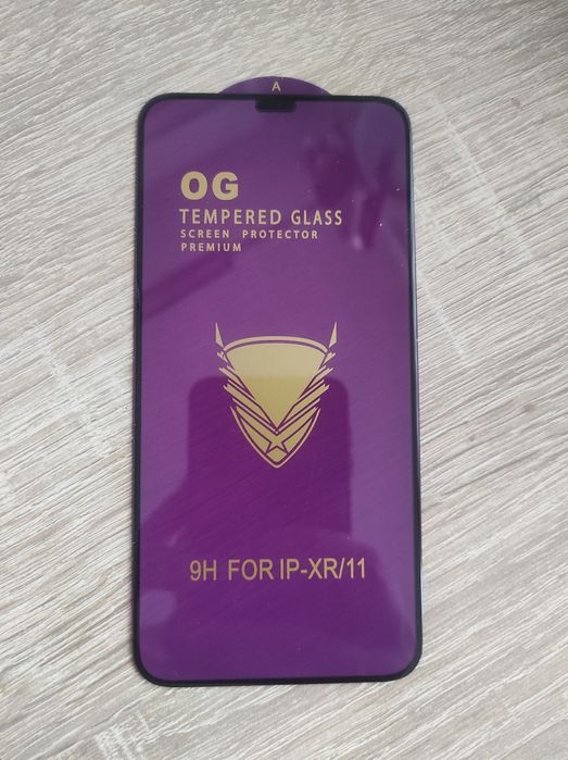 Закалённое защитное стекло iPhone Xr, iPhone 11,Redmi Note 9 Pro