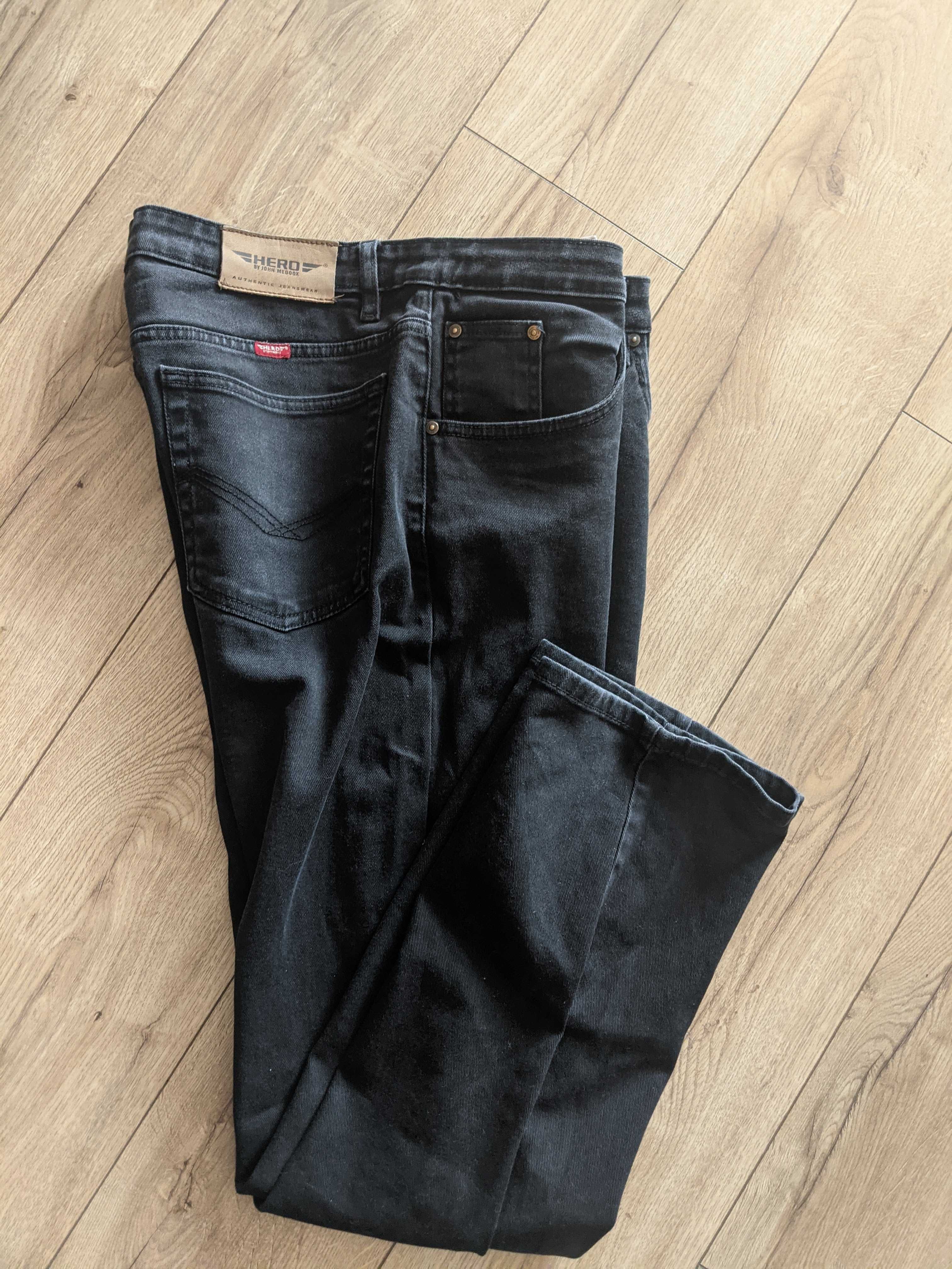 Spodnie męskie 40/32 miękki elastyczny jeans Hero pas102