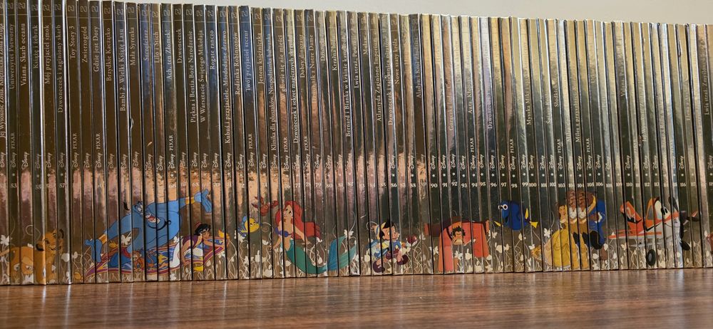 Złota kolekcja Książek Disneya 1 do 134 stan idealny