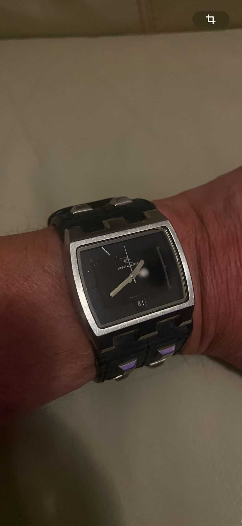 Relógio Rip Curl original, com bracelete original em pele crocodilo