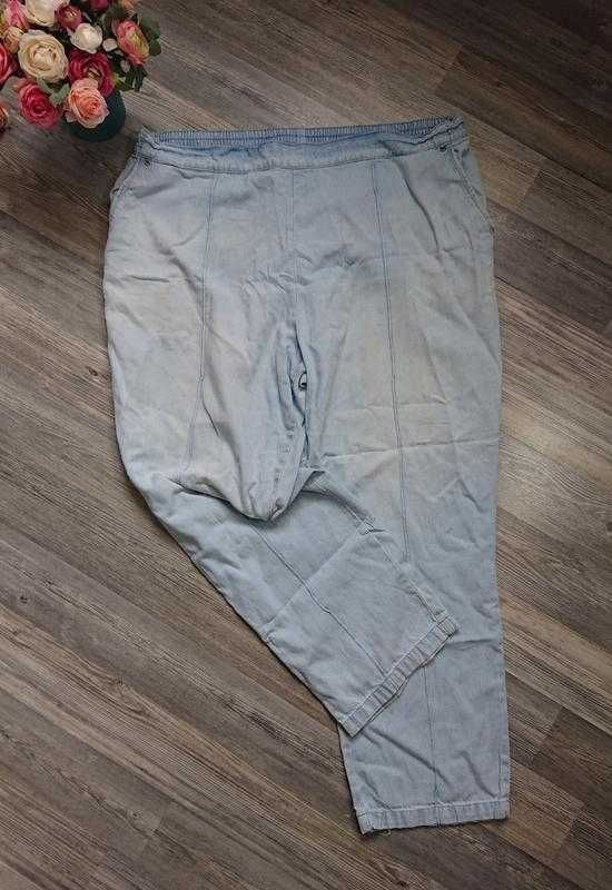 Женские летние джинсы большой размер батал 56/58 брюки штаны