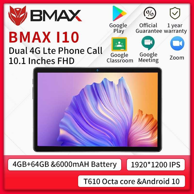 Tablet 10" Octa Core 4GB RAM 64GB ROM 4G LTE - Android 10 (Novo)