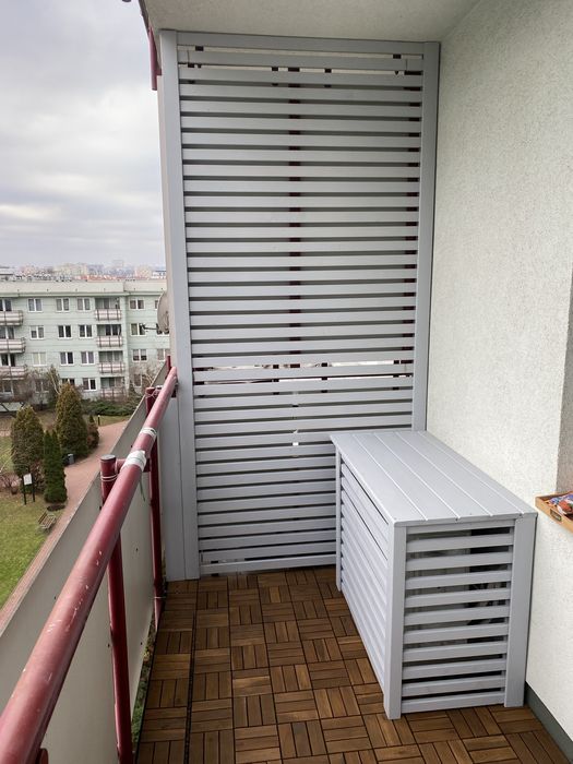 Zabudowa balkonów  na wymiar Pergole balkonowe , donice z kratką