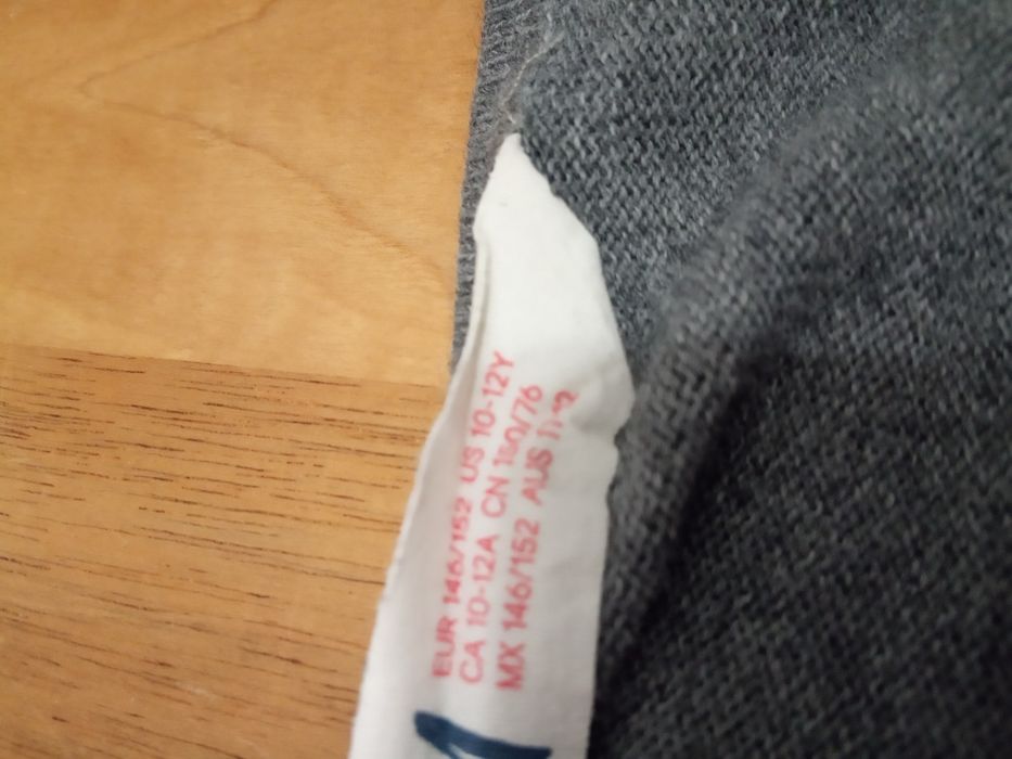 Sweterek sweter H&M rozm. 146-152 szary