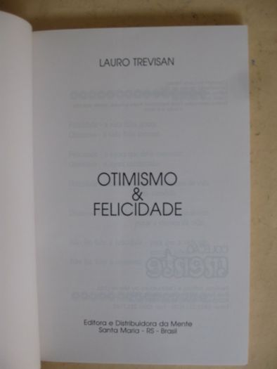 Otimismo & Felicidade de Lauro Trevisan