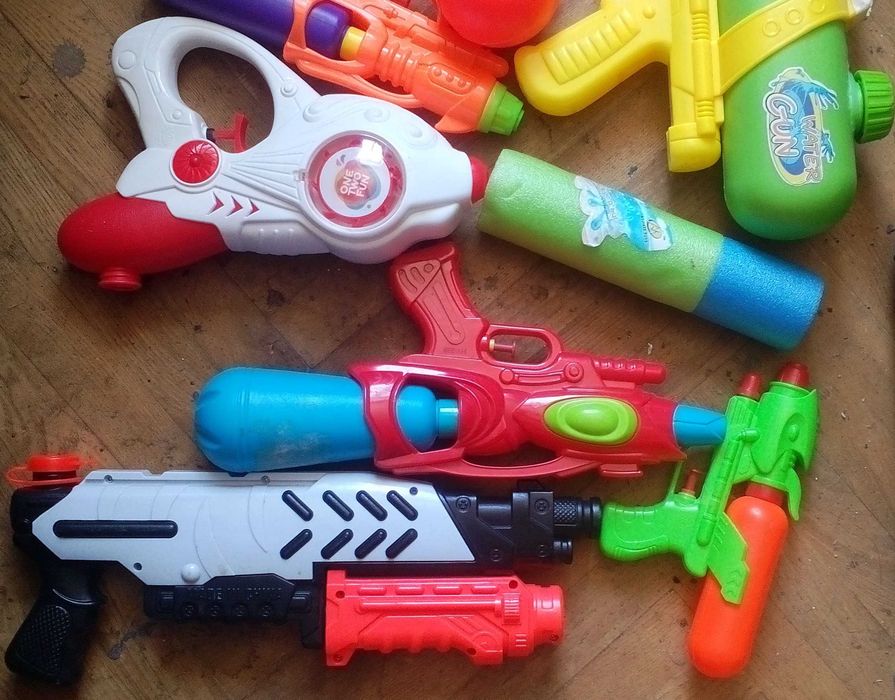 Детские надувной жилет маски трубки жилет брызгалки водные пистолеты