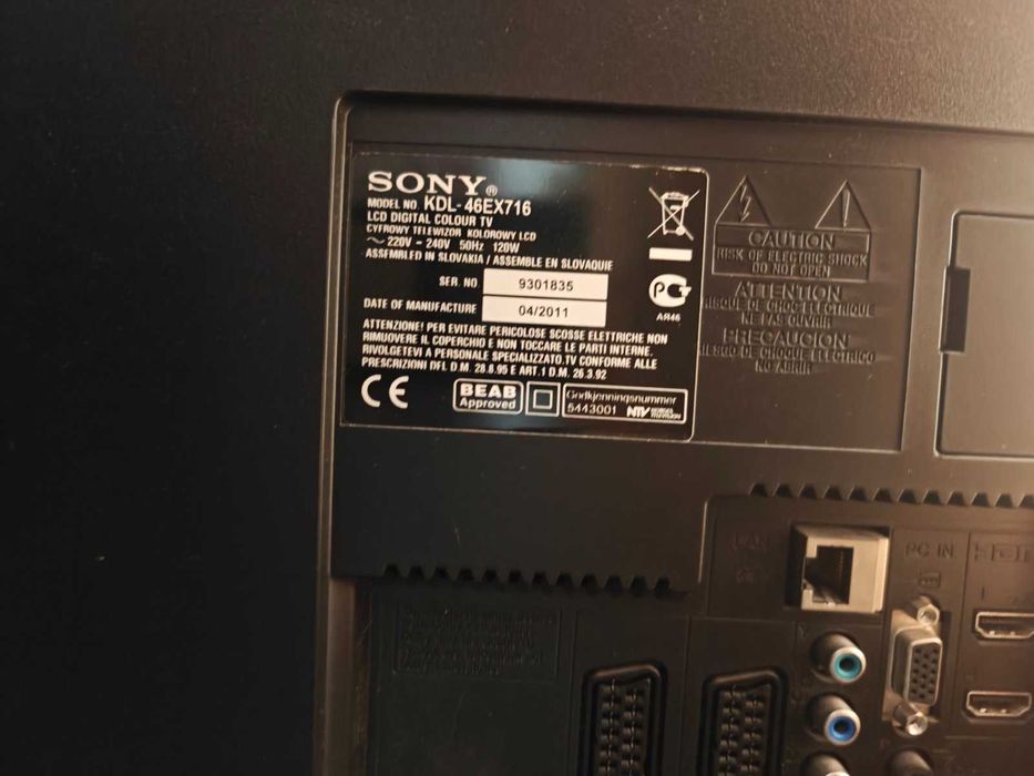 Телевізор Sony KDL-46EX716