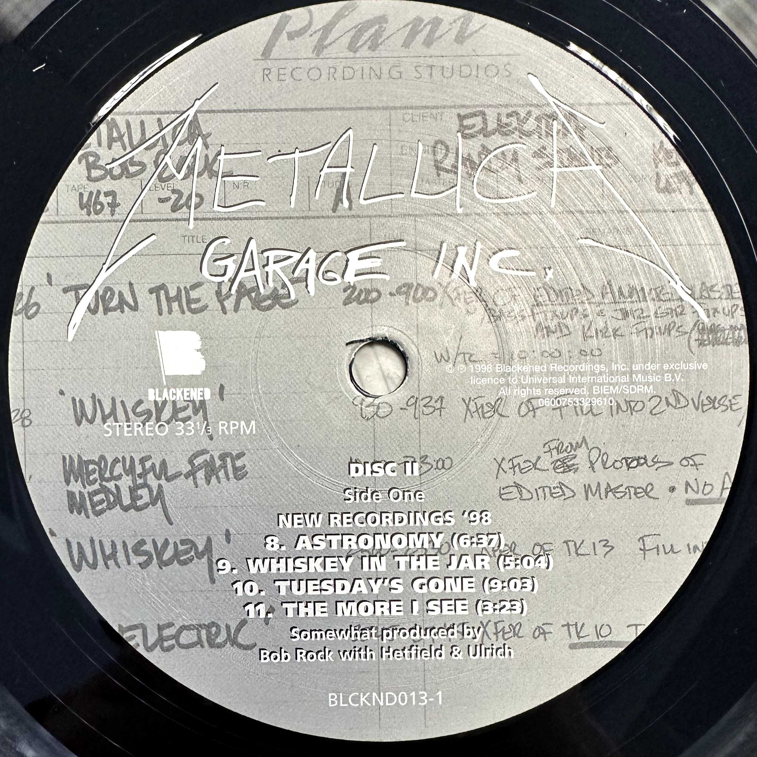 Metallica - Garage Inc. (Vinyl, 1998, Europe)