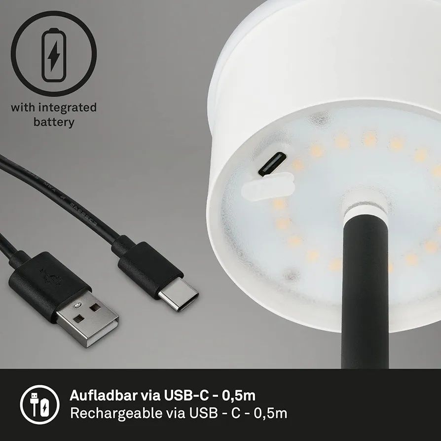 Lampa dotykowa podłogowa stołowa Led briloner