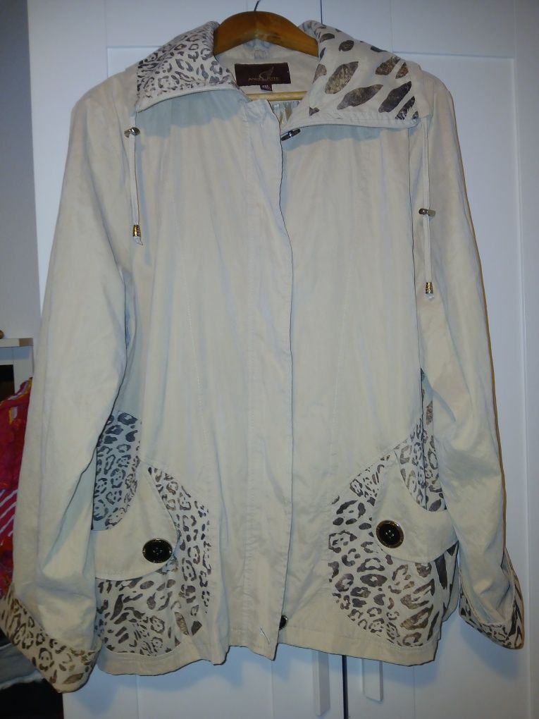Parka cor creme claro 4 XL