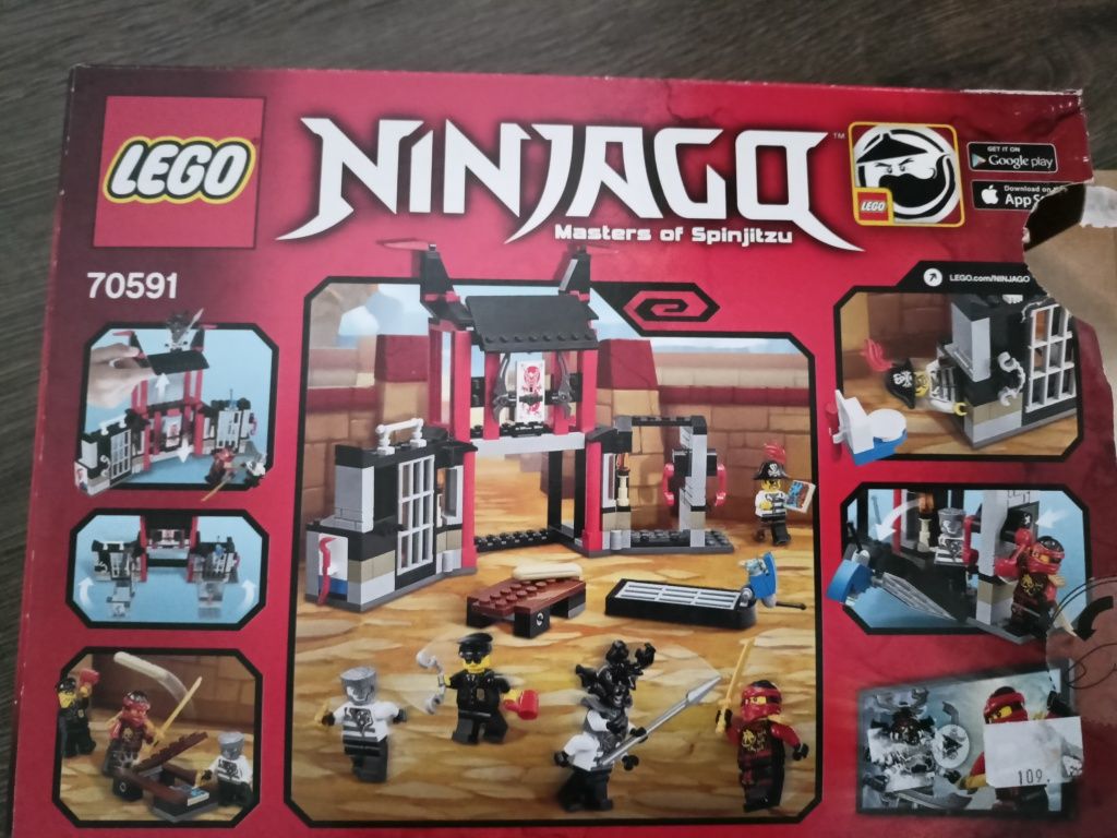 Lego Ninjago 70591 ucieczka z więzienia Kryptarium jak nowy