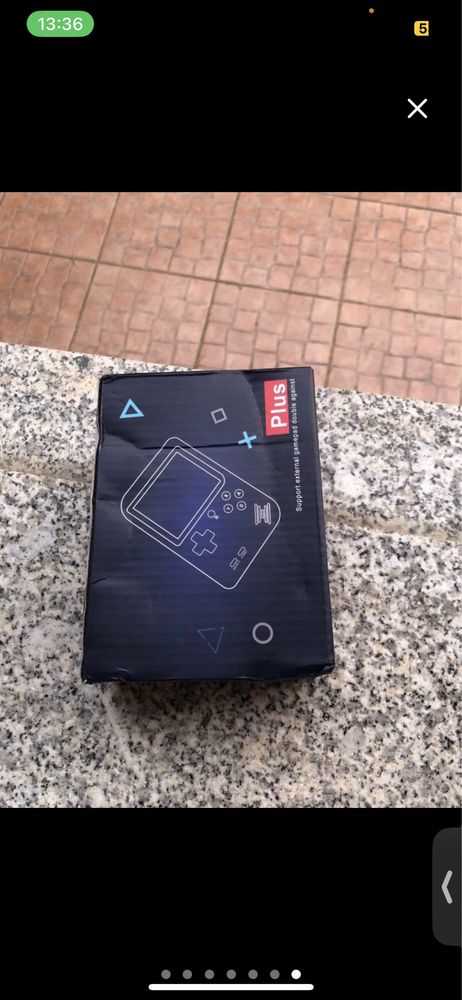 Consola retro com 400 jogos nova