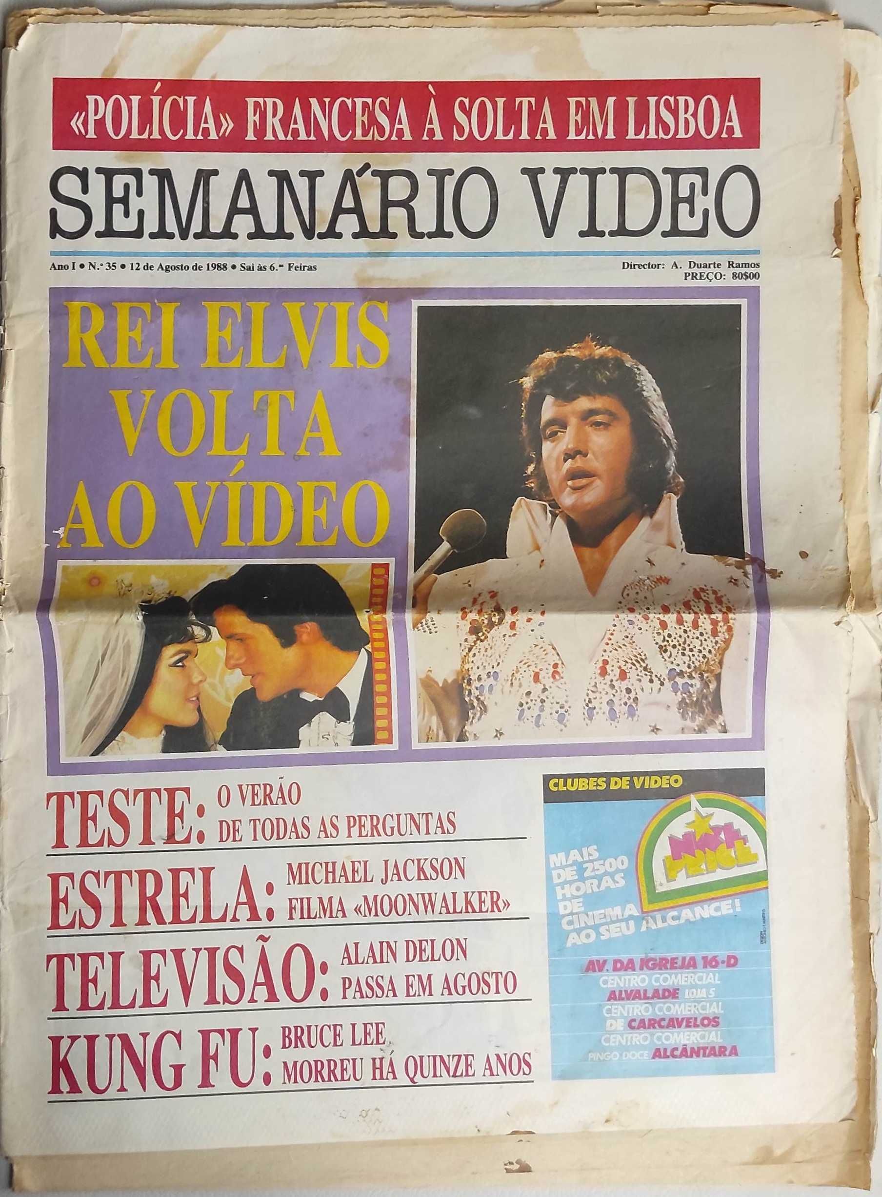 Jornal e Revistas - Elvis Presley (ler Anuncio)