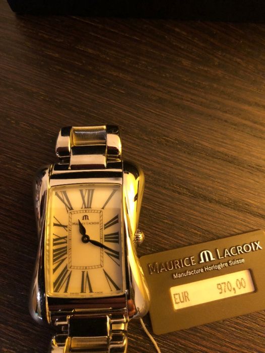 Relógio Maurice Lacroix Divina (senhora) original com certificado NOVO