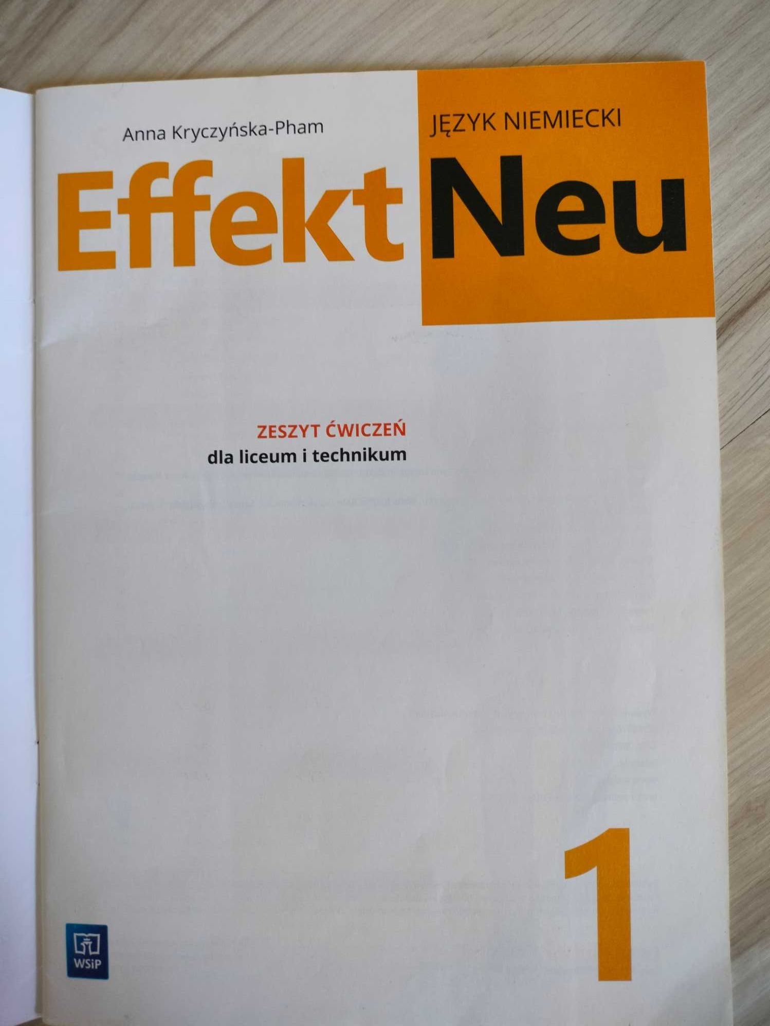 Effekt Neu 1 Zeszyt ćwiczęń- WSiP