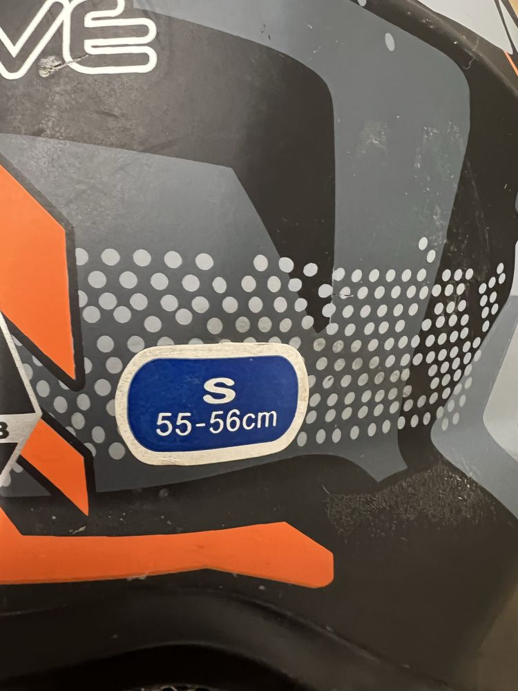 Шолом фулфейс велосипедний Exdrive S 55-56 см