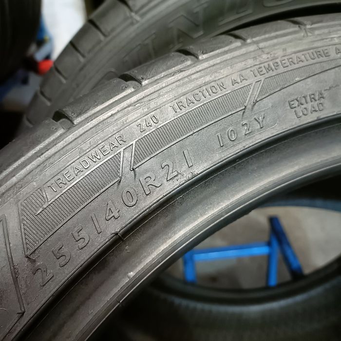 255/40r21 Dunlop Sport Maxx GT 6mm RO1