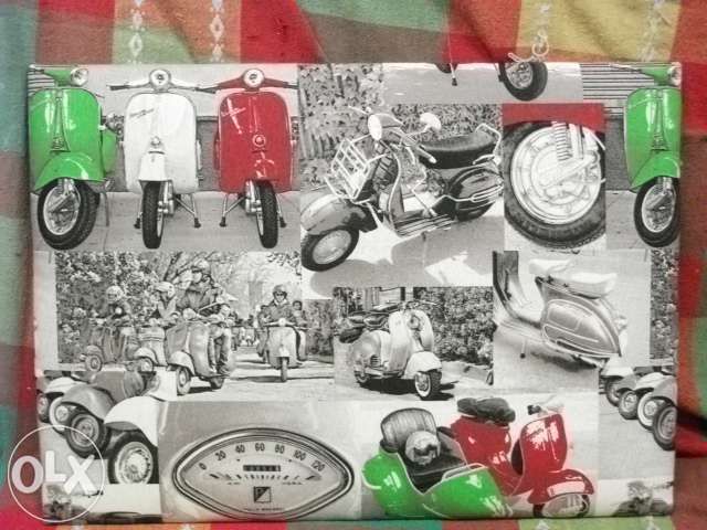 Quadros almofadados de vespa / Outros