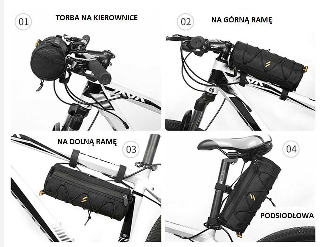 Torba sakwa na rower kierownice MTB SZOSA 2L