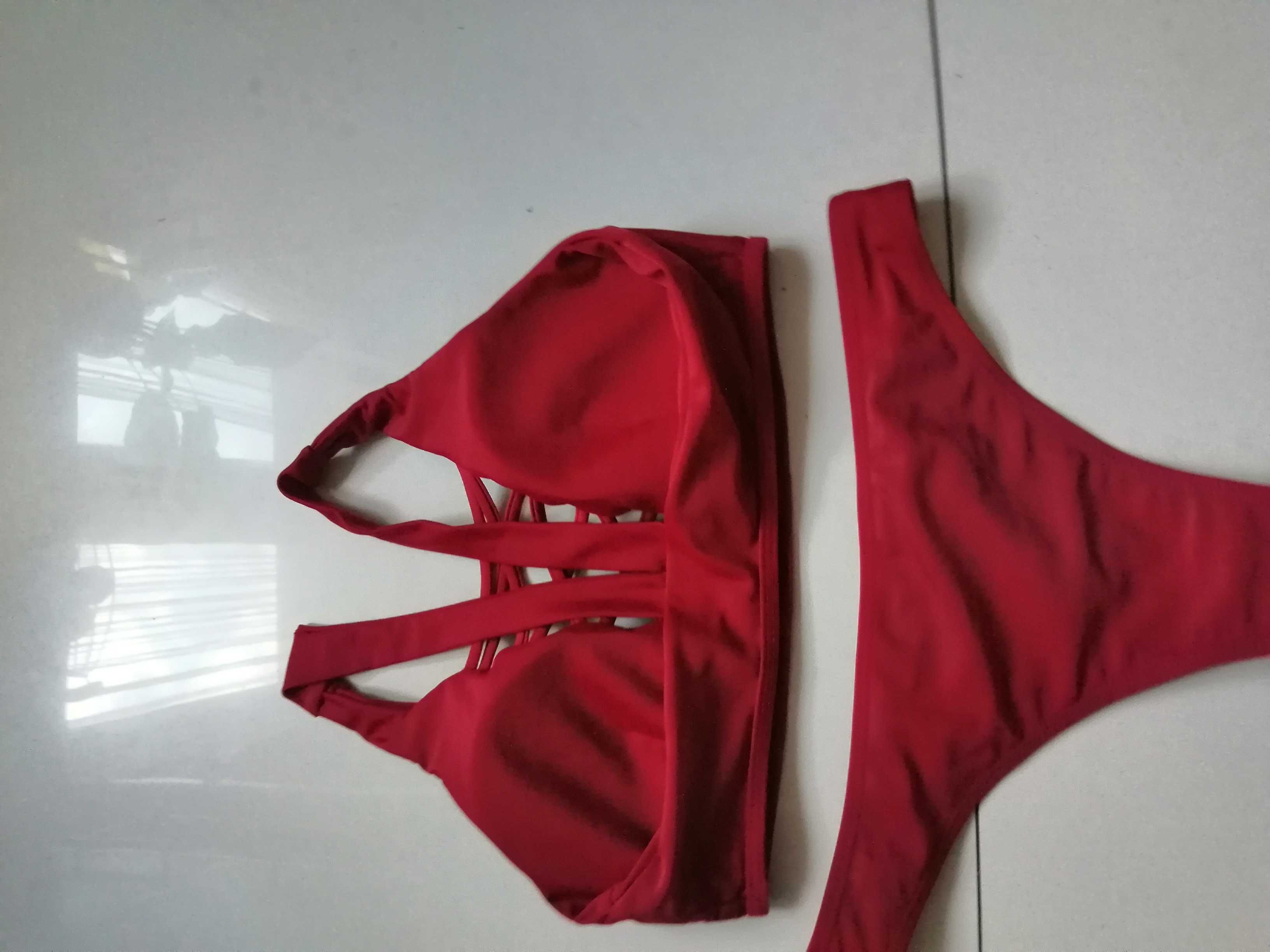 Sexy bikini ,kostium kąpielowy roz. M, czerwony