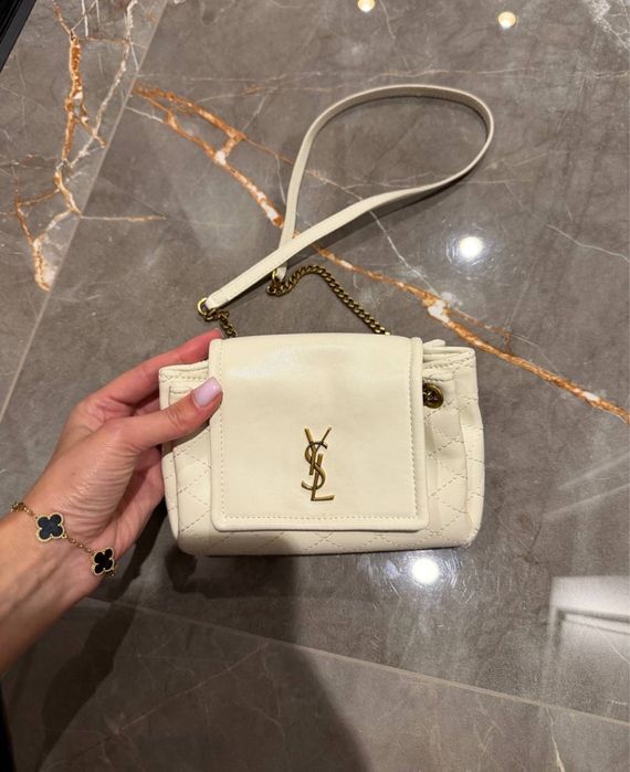 Сумочка Ysl білий колір