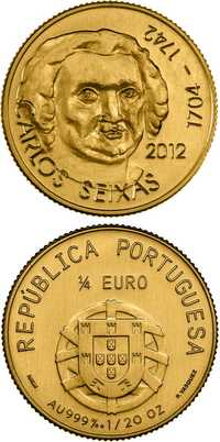 Moedas ouro Portugal universal Carlos Seixas