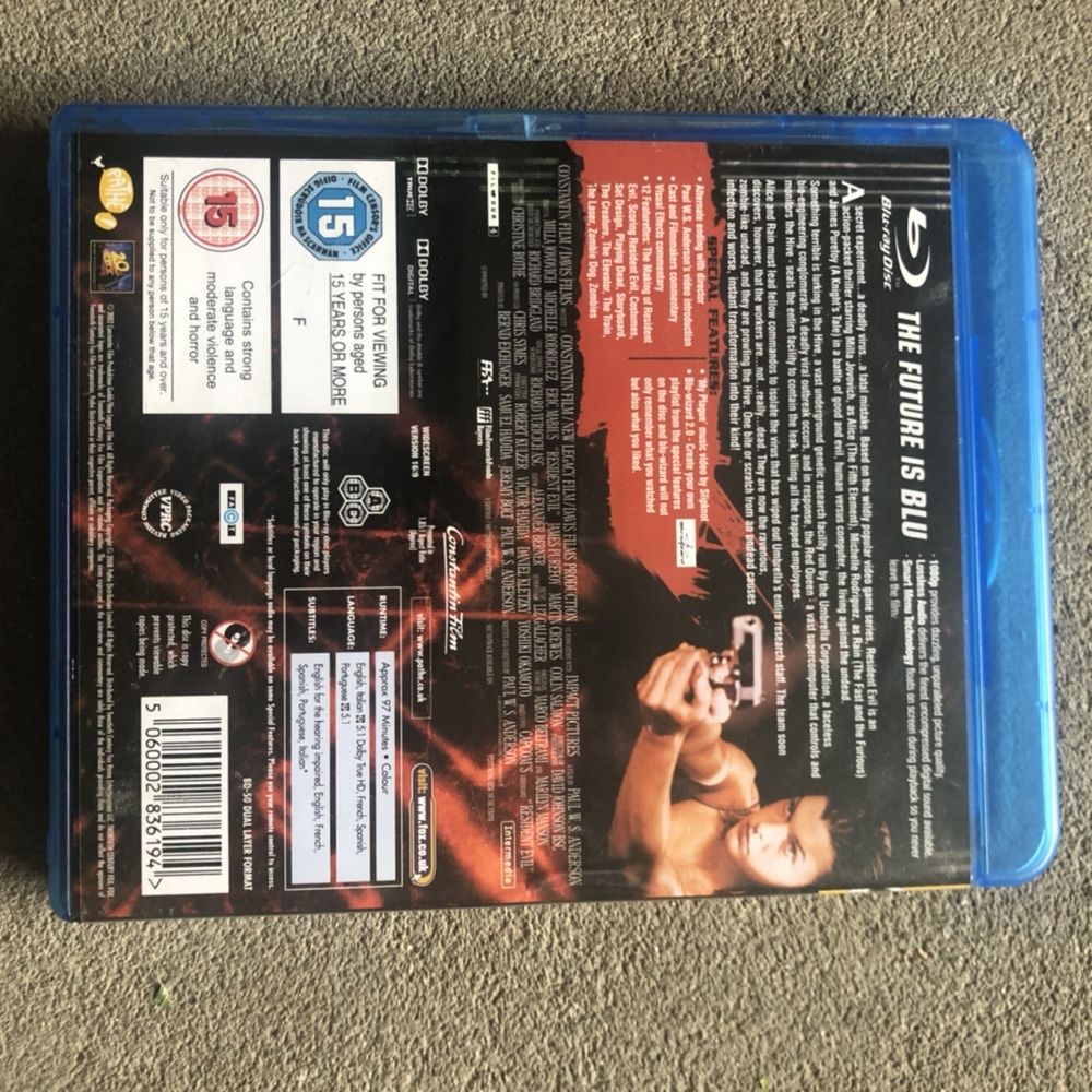 Resident Evil Bluray