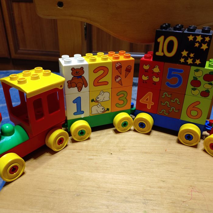 Lego duplo оригінал поїзд паровозик