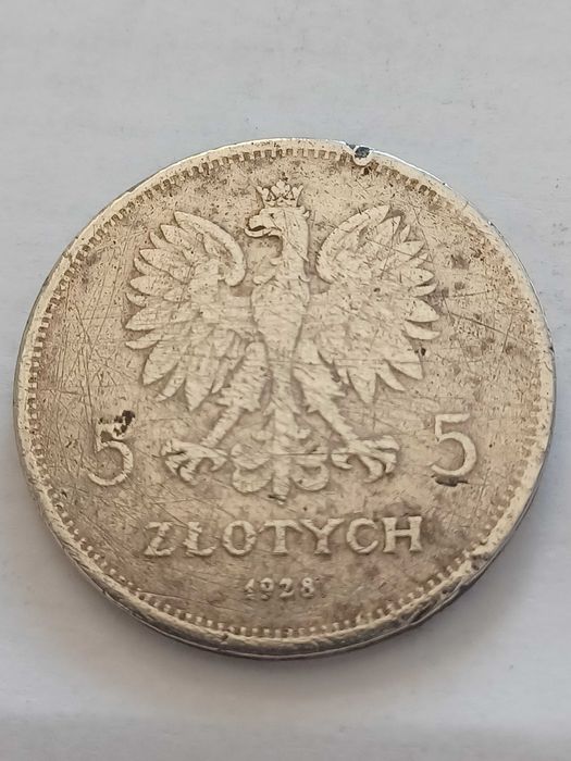 5 zł z 1928r. Nike
