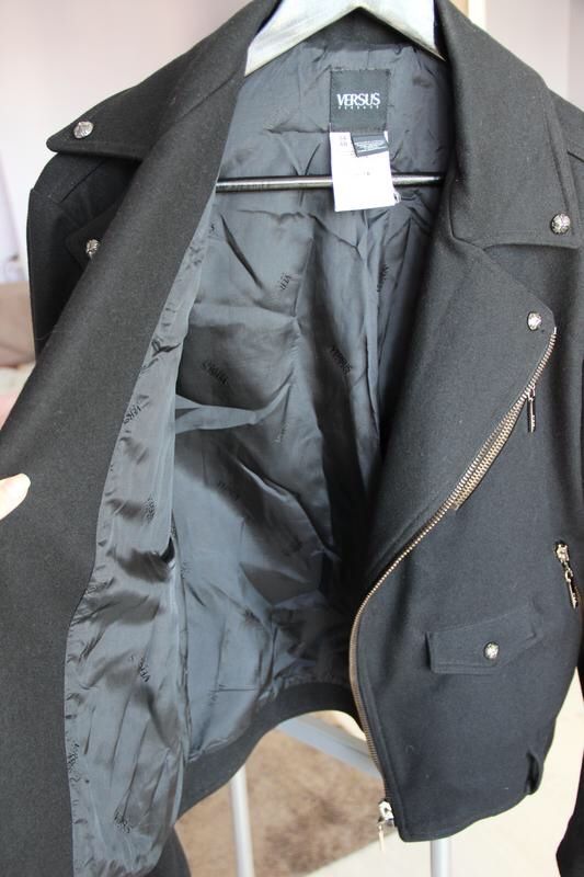 Шерстяная куртка косуха Versace Versus