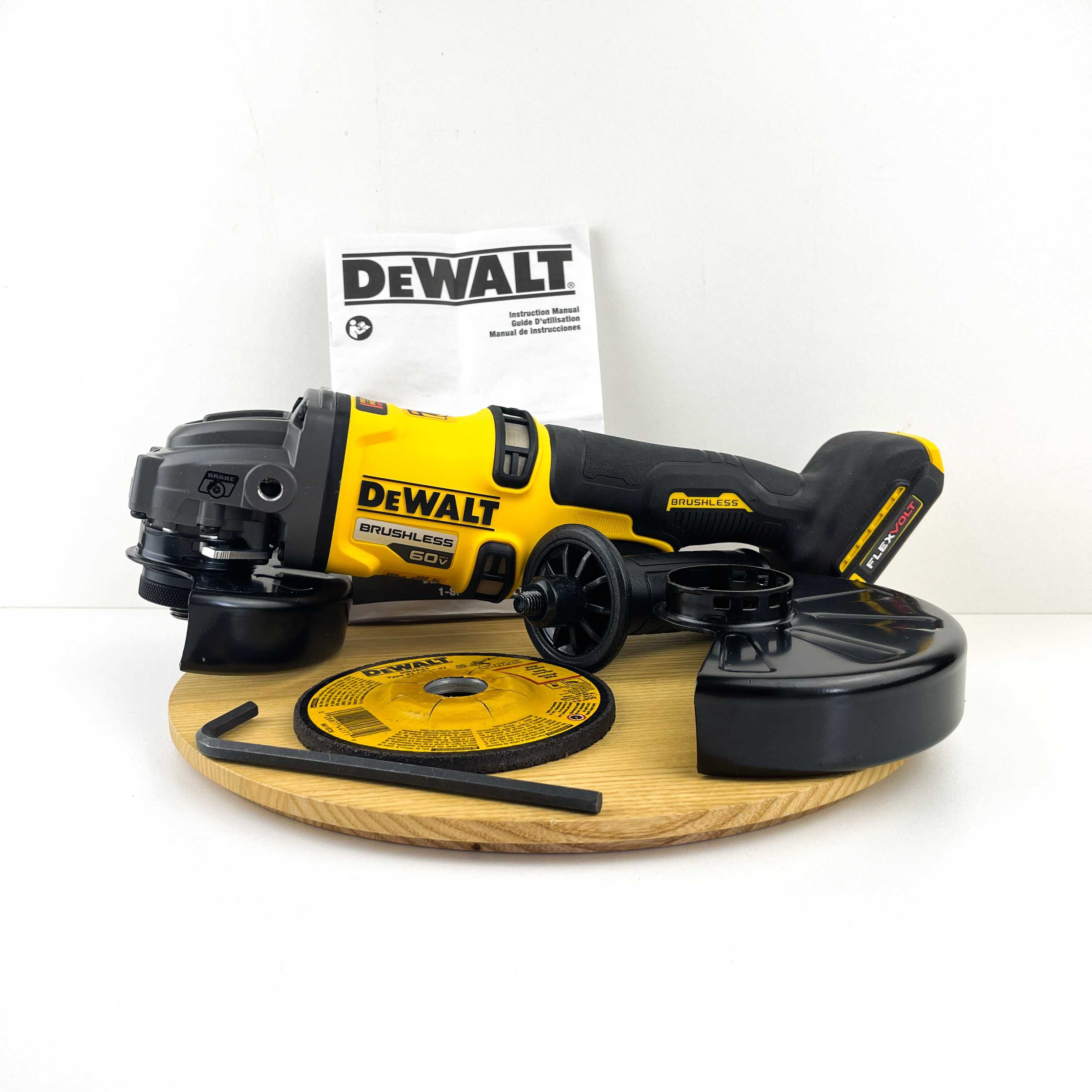 Безщіткова болгарка 115-150 мм DEWALT DCG418B FLEXVOLT 54/60V